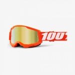100% Strata 2 Goggle Orange Mirror Gold Lens